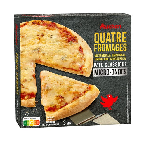 Pizza 4 sery Auchan 200 g