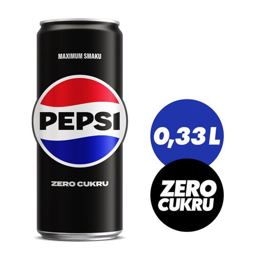 Napój gazowany Pepsi-Cola zero cukru 330 ml