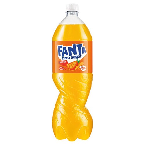 Napój gazowany o smaku pomarańczowym Zero Fanta 1,5 l