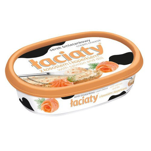 Serek śmietankowy z łososiem i koperkiem Łaciaty 135 g