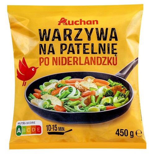 Warzywa na patelnię po Niderlandzku Auchan 450 g
