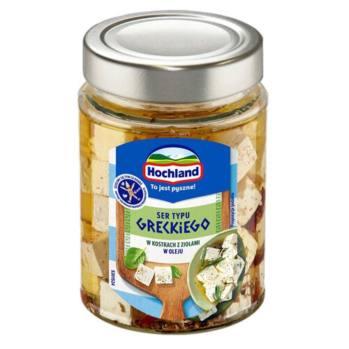 Ser sałatkowy typu greckiego z papryką i oliwkami Hochland 300 g