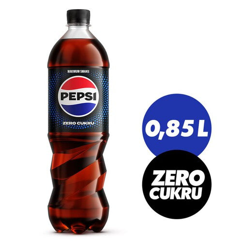 Napój gazowany Pepsi-Cola zero cukru 850 ml