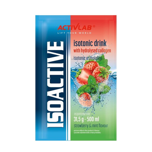 Izotonik IsoActive truskawka-mięta ACTIVLAB 31.5 g