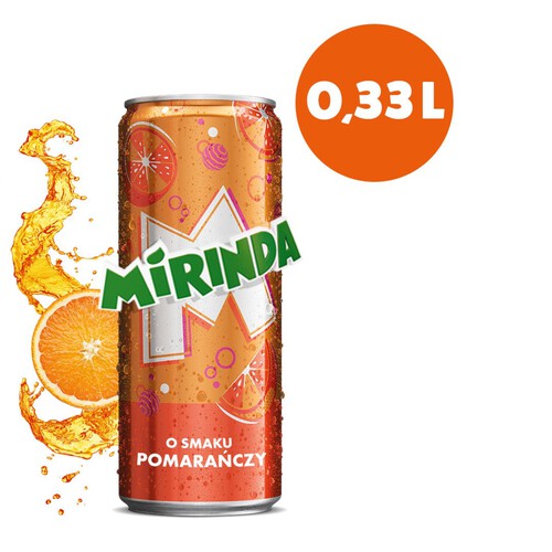 Napój gazowany o smaku pomarańczowym Mirinda 330 ml
