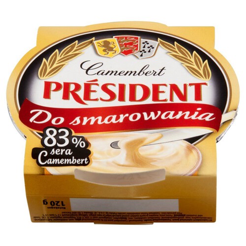 Ser Camembert do smarowania President 120 g