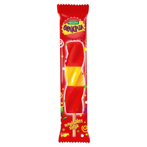 Lody wodne o smaku oranżady Hellena 65 ml