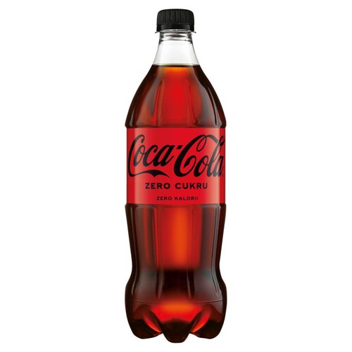Napój gazowany o smaku cola zero cukru Coca-Cola 850 ml