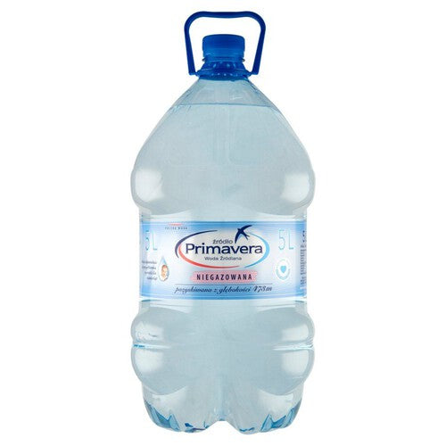Woda źródlana niegazowana baniak Primavera 5 l