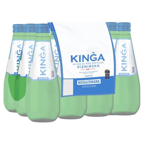 Naturalna woda mineralna niegazowana Kinga Pienińska 12 x 330 ml