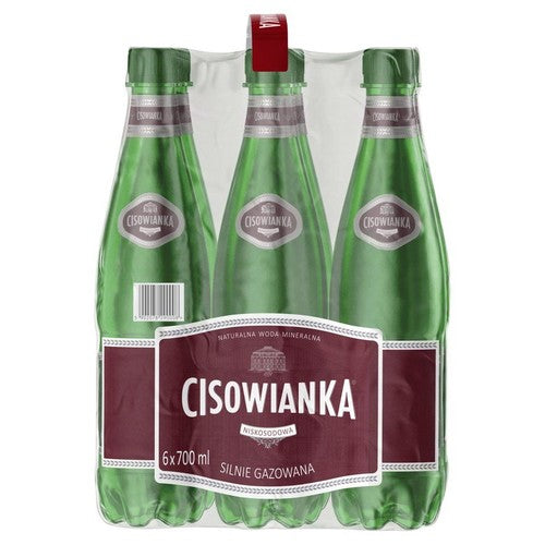 Naturalna woda mineralna mocno gazowana Cisowianka 6 x 700 ml