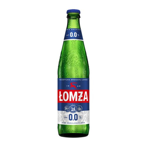 Piwo jasne bezalkoholowe alk. 0.0% obj. Łomża 500 ml